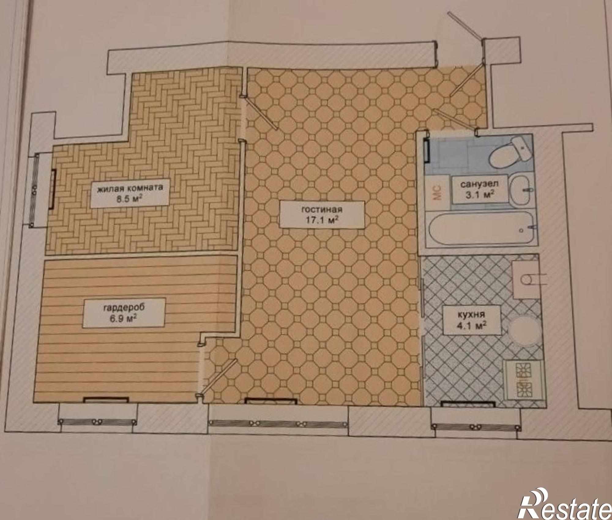 Купить квартиру за 4 700 000 рублей на Салтыкова-Щедрина ул, 7