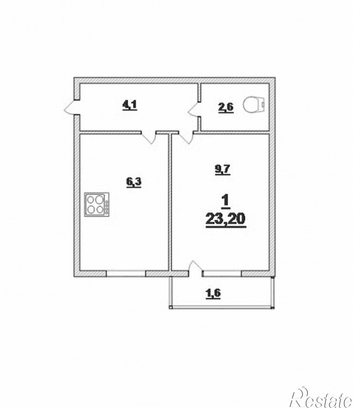1-комн квартира Калининградское ш, 15А