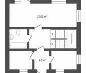 коттедж 174 кв м Луговая, 8