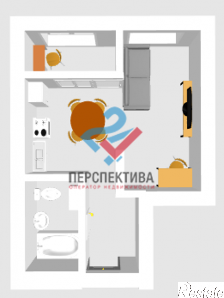 Студия Октябрьский район,  жилой комплекс Апгрейд