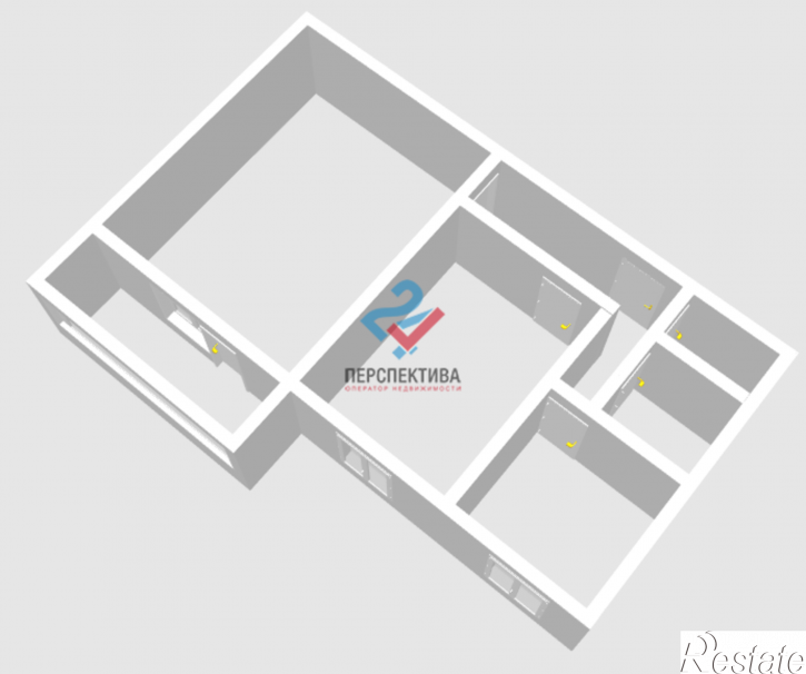 2-комн квартира улица Антонова, 54