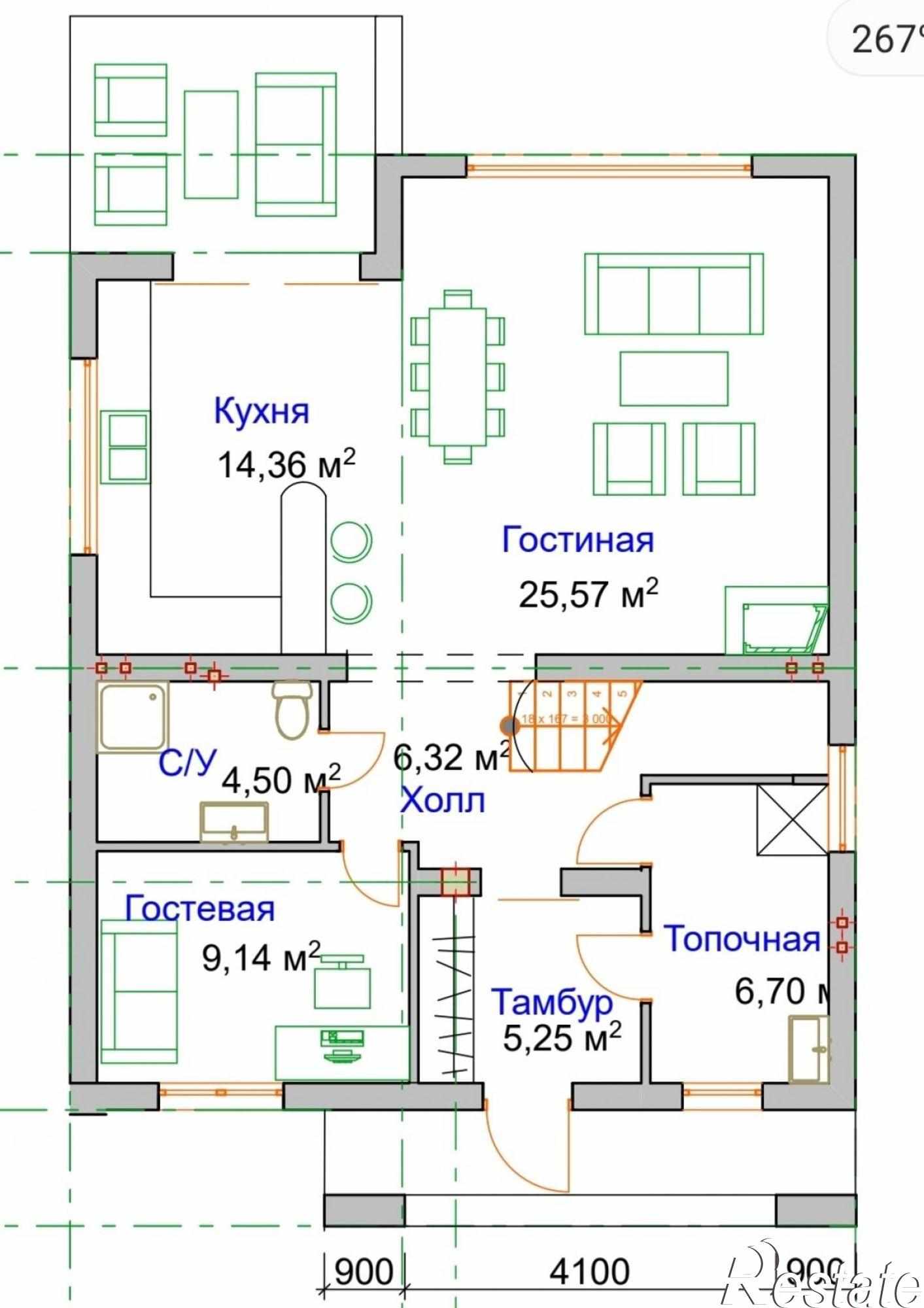 Купить дачу, дом, коттедж за 7 900 000 рублей на Лисья гора ул