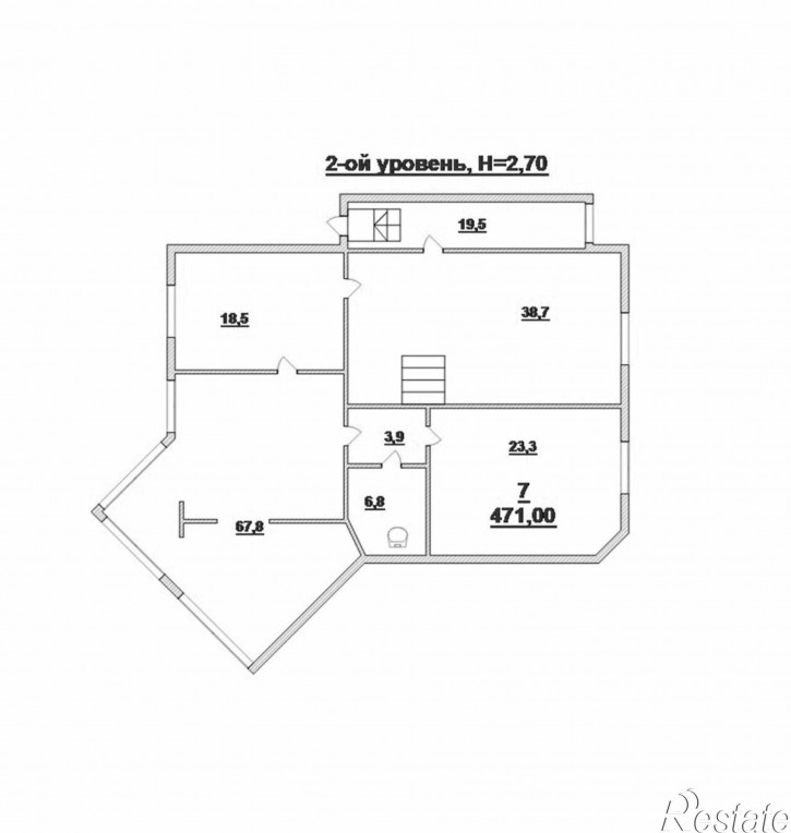 7-комн квартира Комсомольский пер, 7
