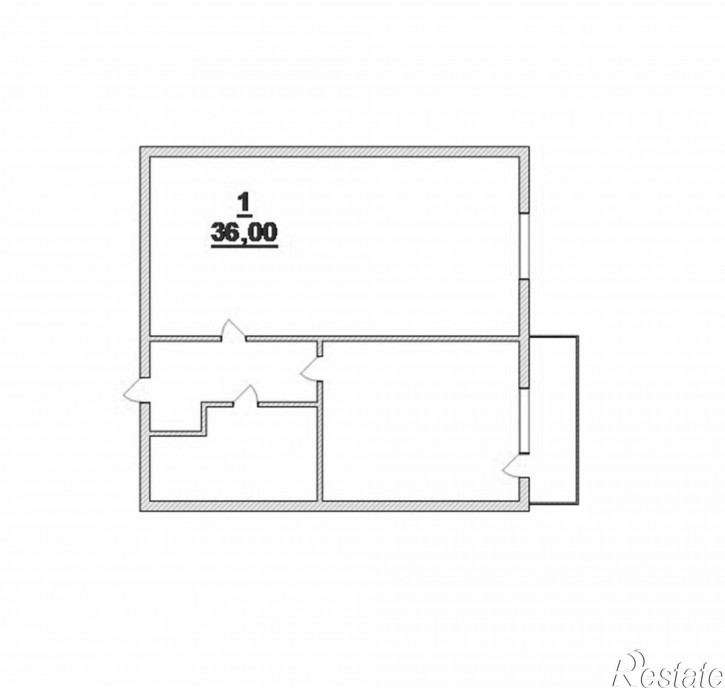 1-комн квартира Пригородная ул, 13 к.2
