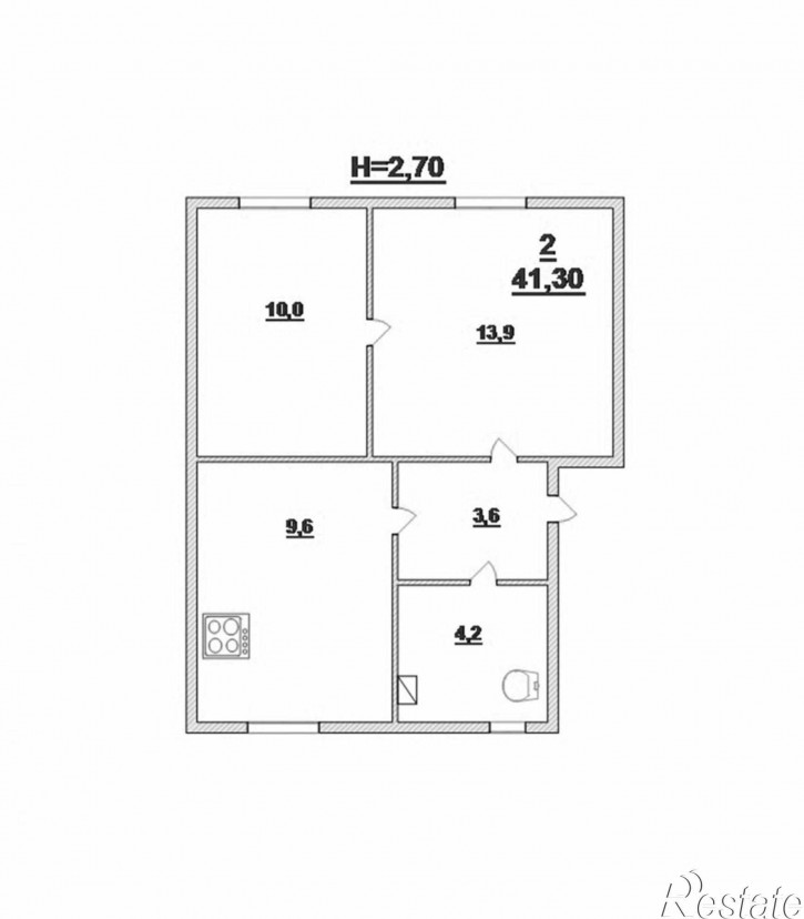 2-комн квартира Горького ул, 72