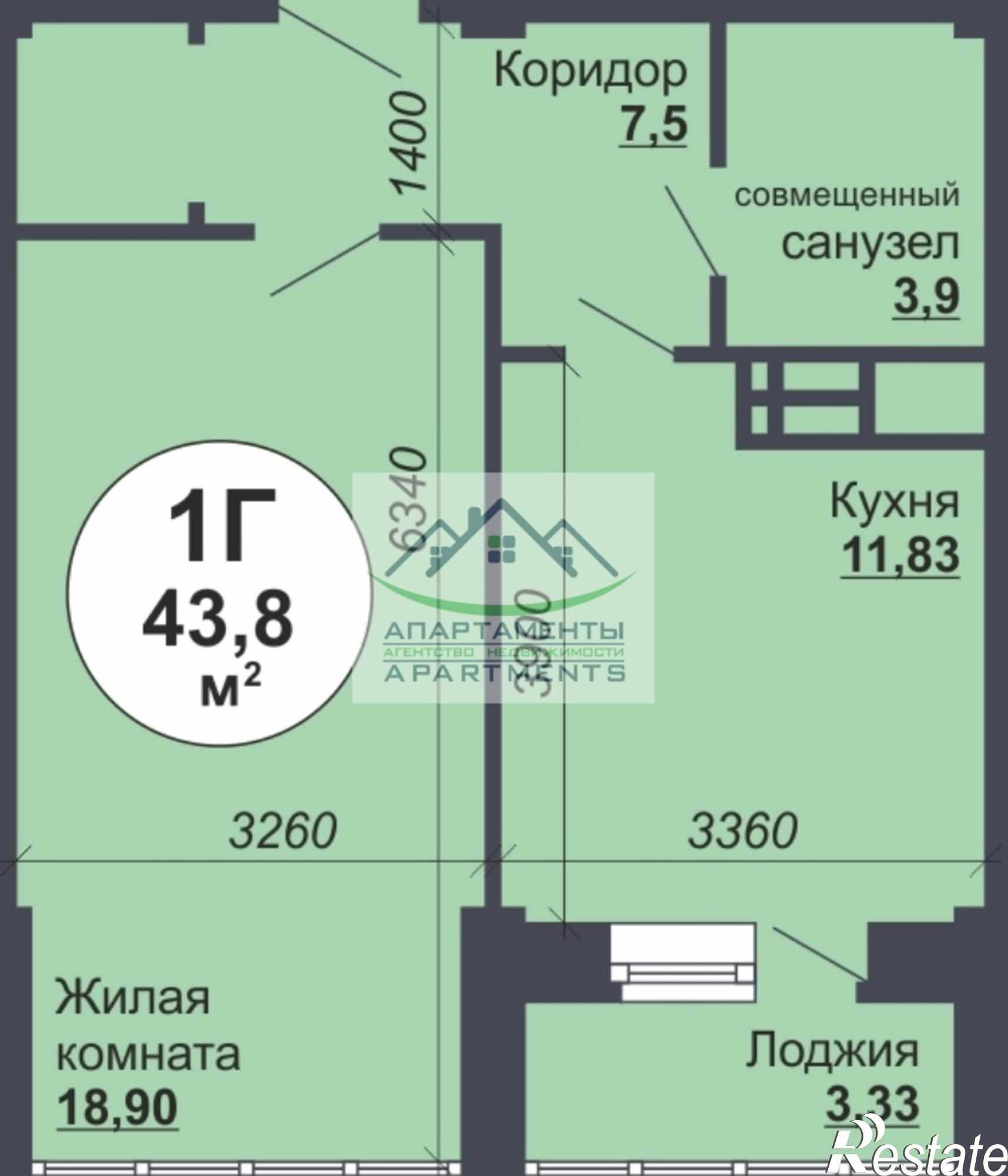 Купить квартиру за 4 420 000 рублей на Березовый пер, 13к7