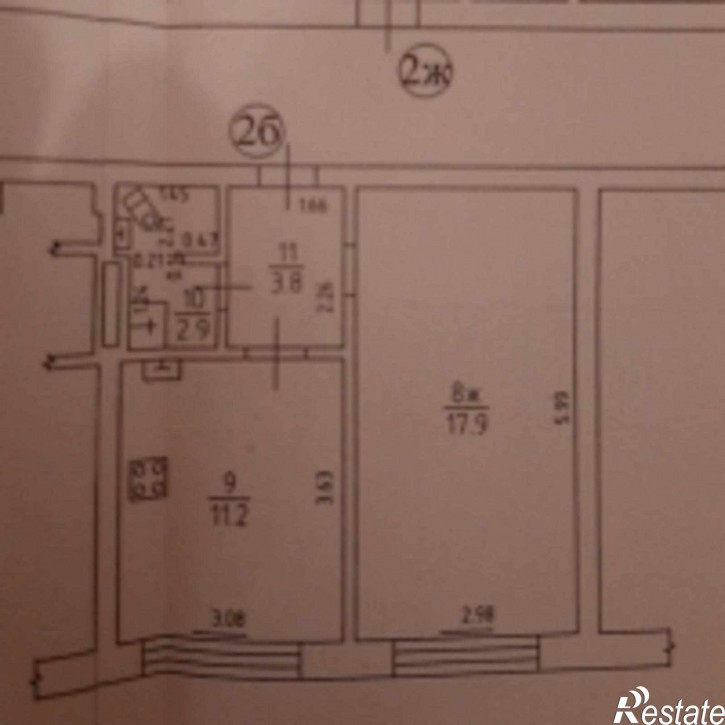 1-комн квартира Земельная ул, 8