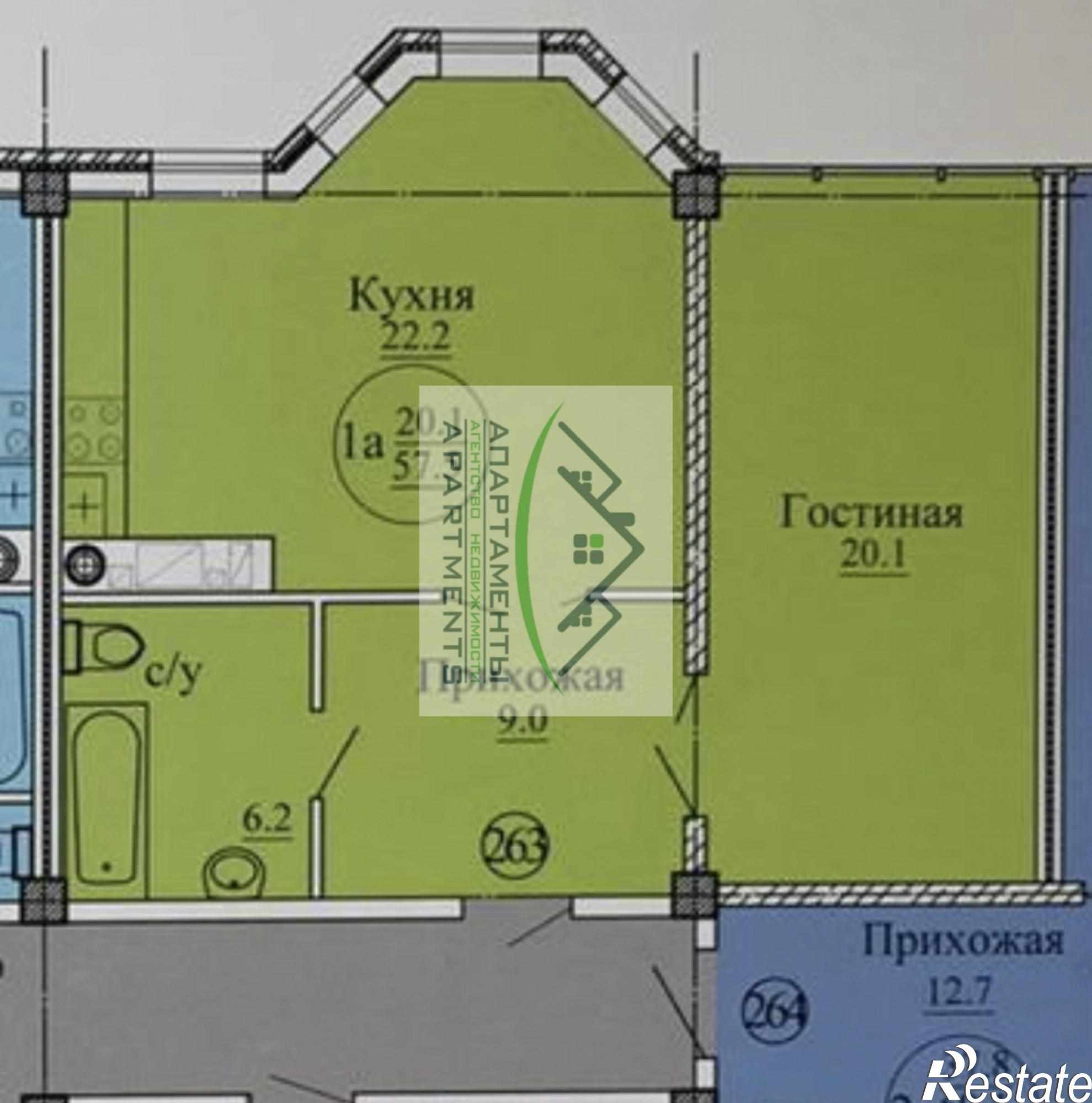 Купить квартиру за 5 000 000 рублей на Адмиральского ул, 1а