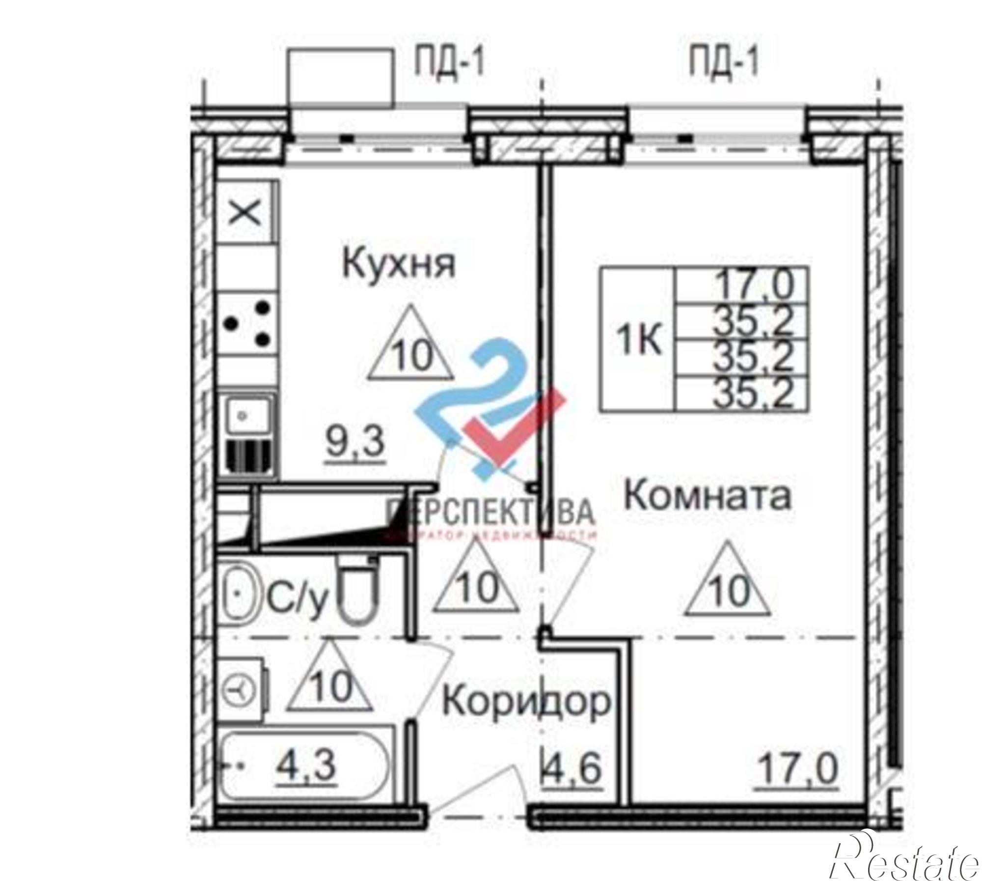 Купить квартиру за 2 850 000 рублей на улица Стасова, 2с2