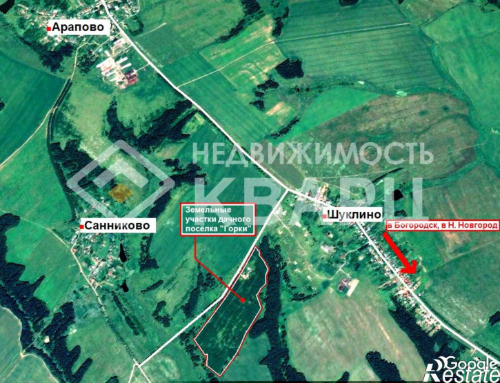 Земельный участок Шуклино д
