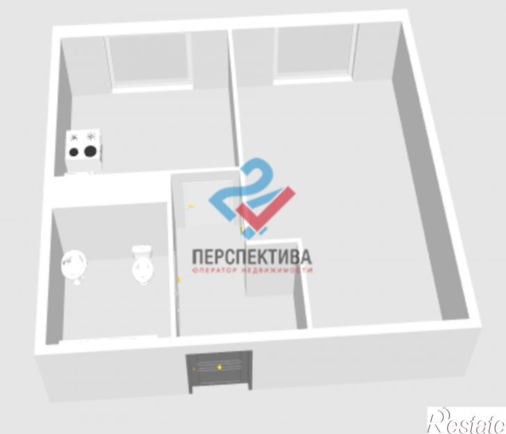 1-комн квартира улица Стасова, 2с2
