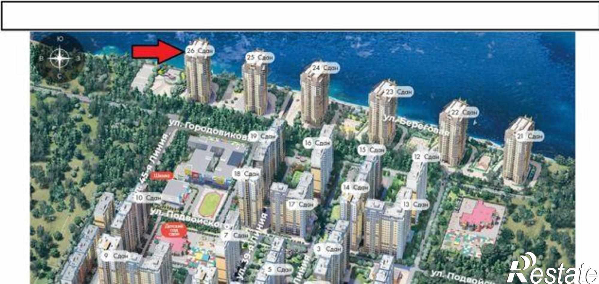 Купить квартиру за 3 480 000 рублей на улица Академика Лукьяненко, 43