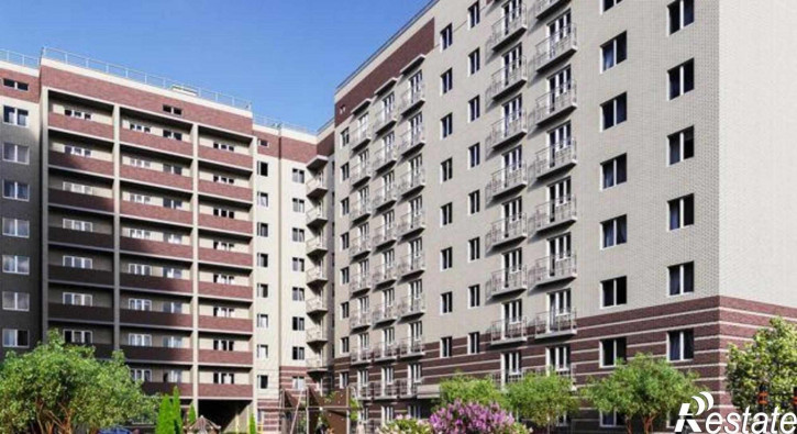 2-комн квартира в новом доме улица Вересаева, 103В
