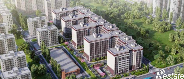 2-комн квартира в новом доме улица Вересаева, 103В