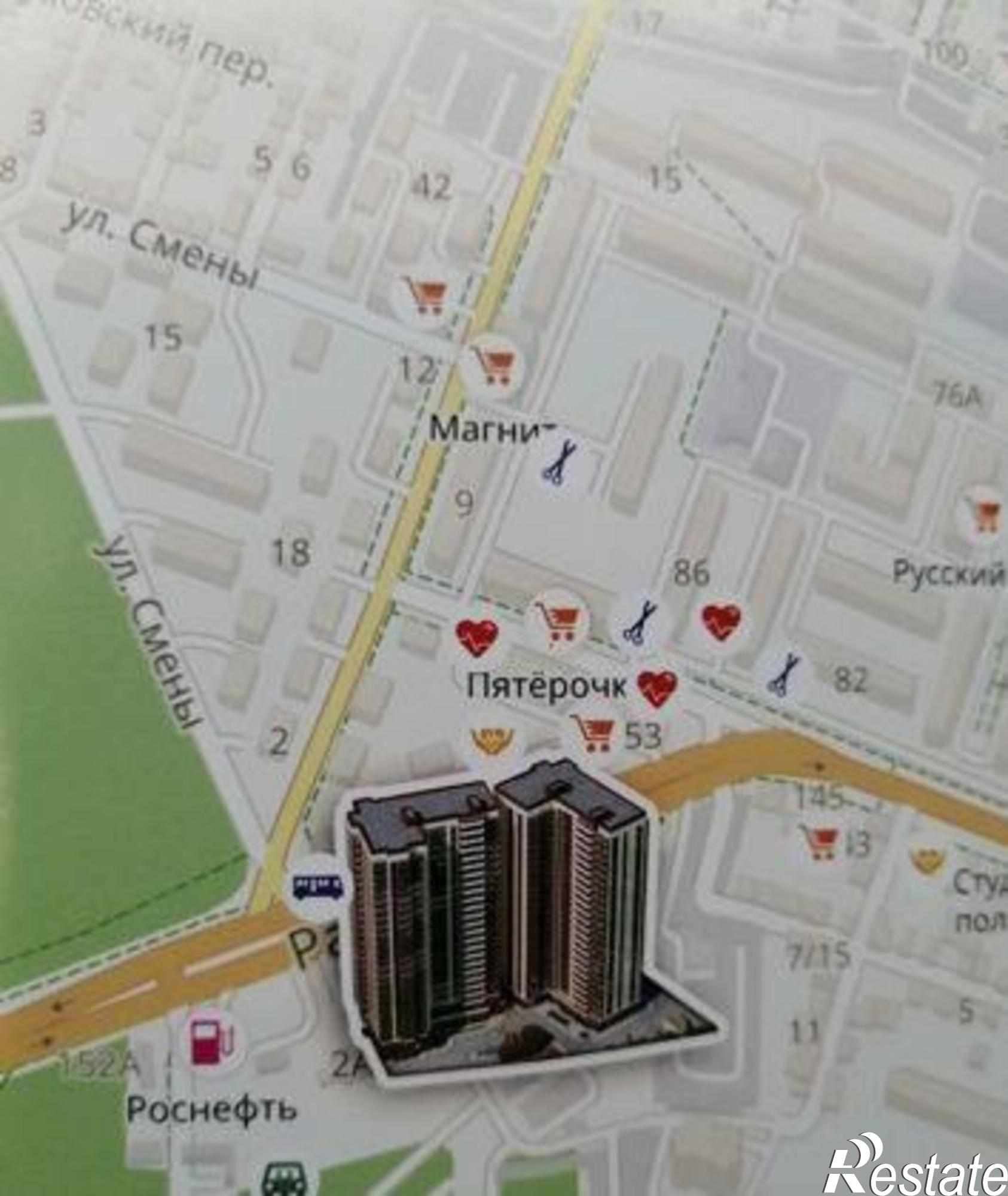 Купить квартиру за 2 020 000 рублей на Раздорская улица, 2А