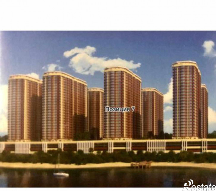 2-комн квартира в новом доме улица 23-я Линия, 54с7