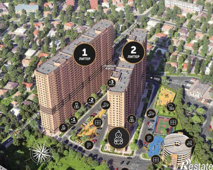 3-комн квартира в новом доме Горсоветская улица, 49/1