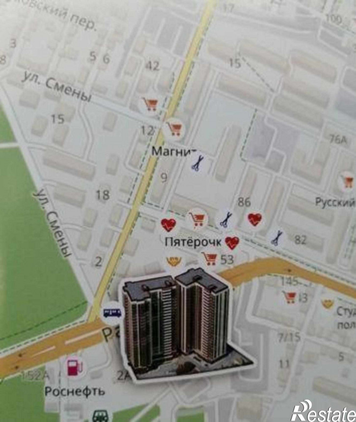 2-комн квартира в новом доме Раздорская улица, 2А