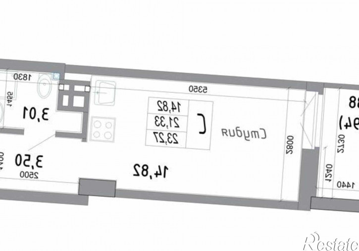 2-комн квартира в новом доме бульвар Комарова, 30/2с1