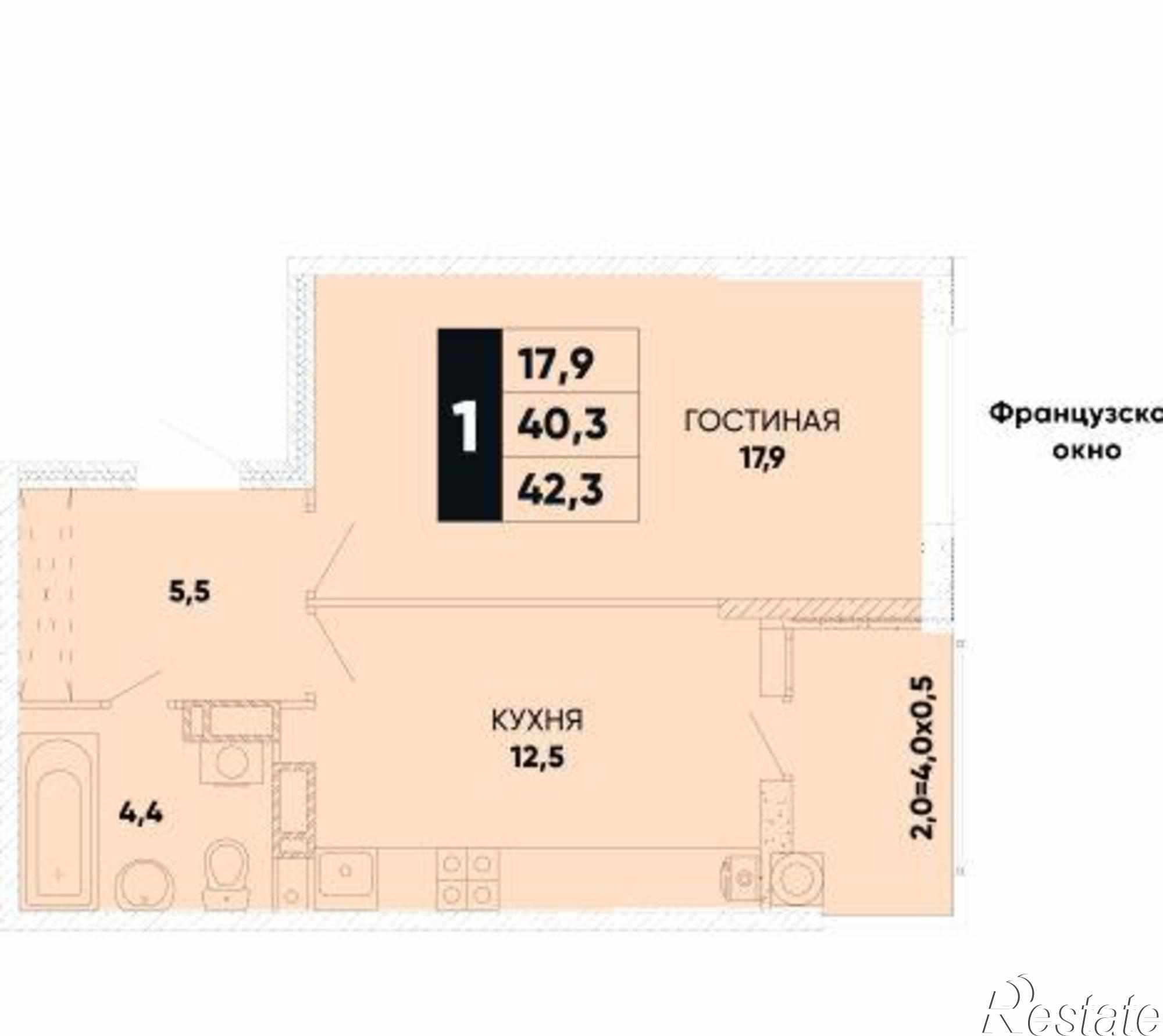 Купить квартиру за 3 100 000 рублей на Берберовская улица, 9/1