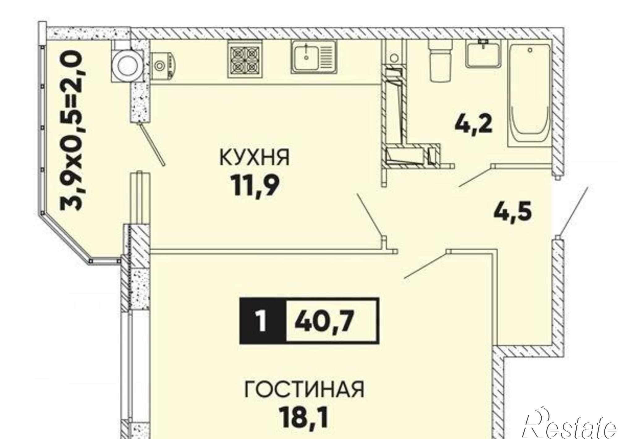 Купить квартиру за 3 080 000 рублей на улица Вересаева, 101/2с2