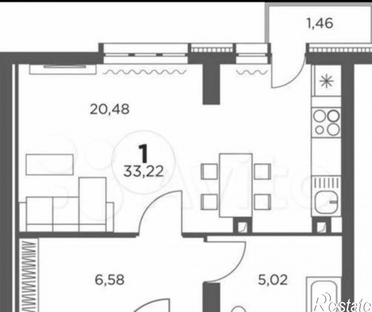2-комн квартира Доломановский переулок, 82