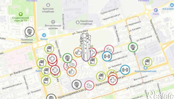 2-комн квартира в новом доме Университетский переулок, 137