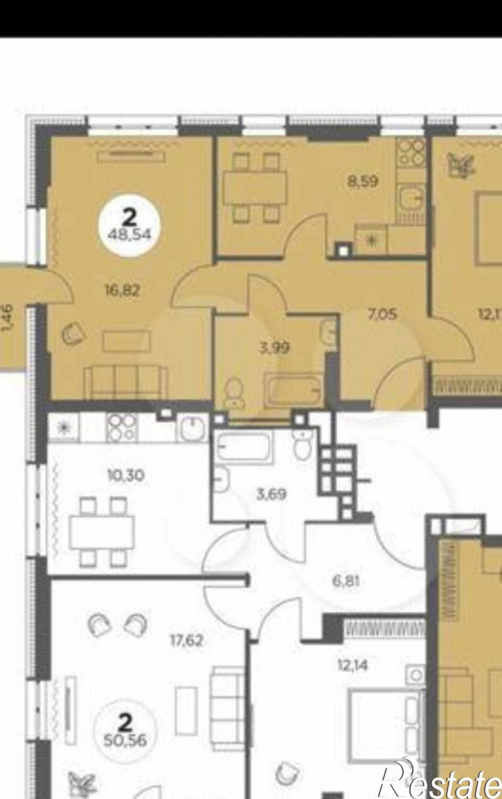 2-комн квартира в новом доме Доломановский переулок, 82