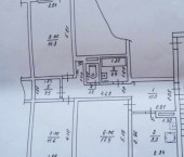 3-комн, 73кв м, этаж 3/5 Пригородная, 36б