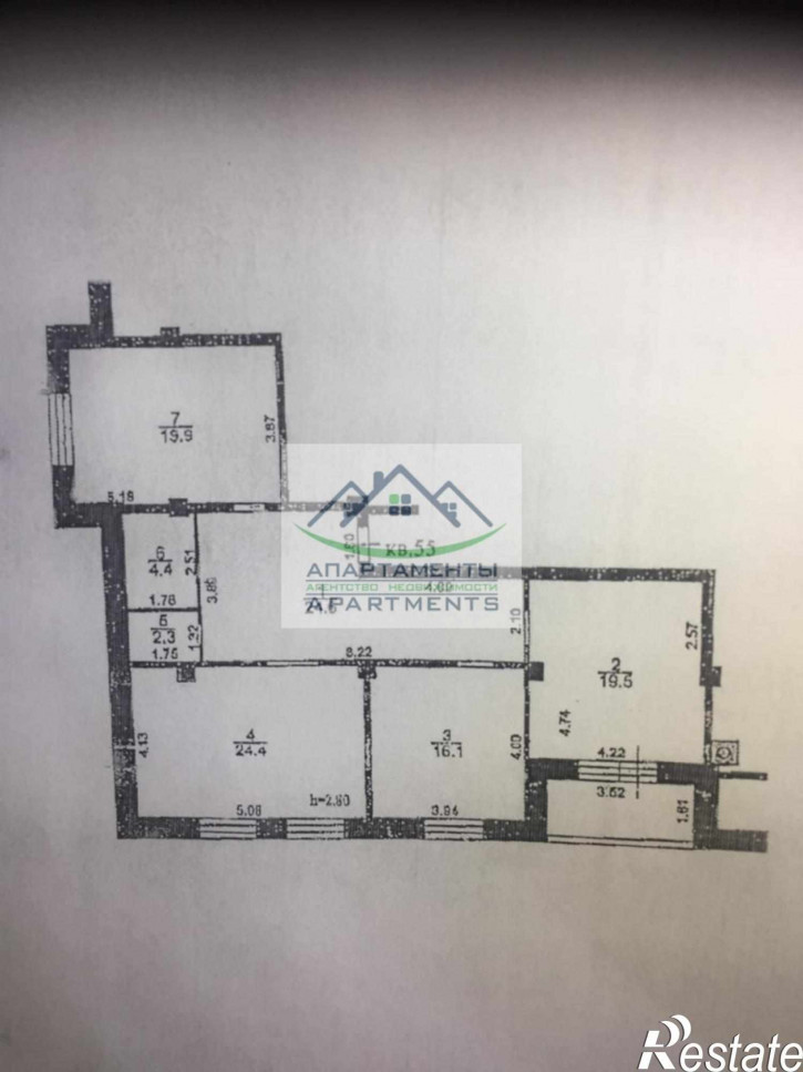 3-комн квартира Оранжерейная ул, 22