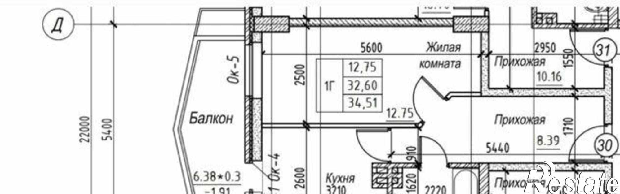 Купить квартиру за 2 960 000 рублей на улица 23-я Линия, 54с7