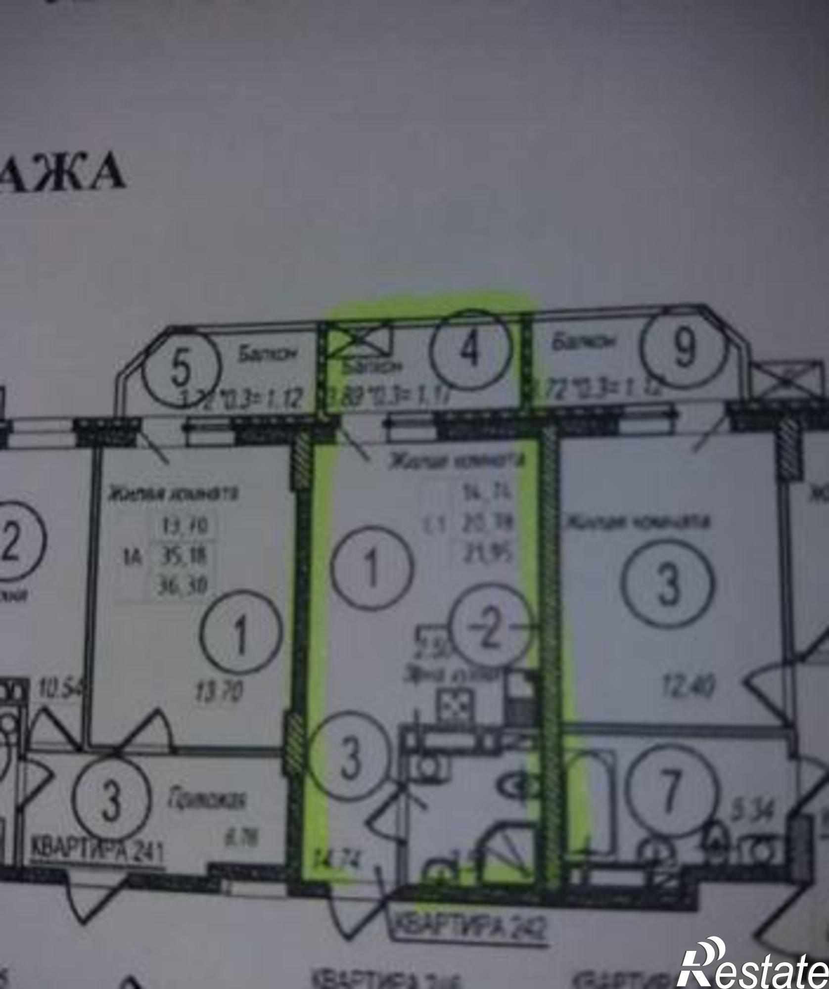 Купить квартиру за 1 880 000 рублей на Горсоветская улица, 49/1