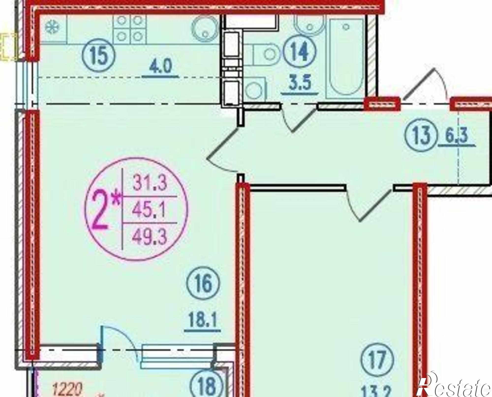 Купить квартиру за 5 590 000 рублей на улица Мечникова, 110Б