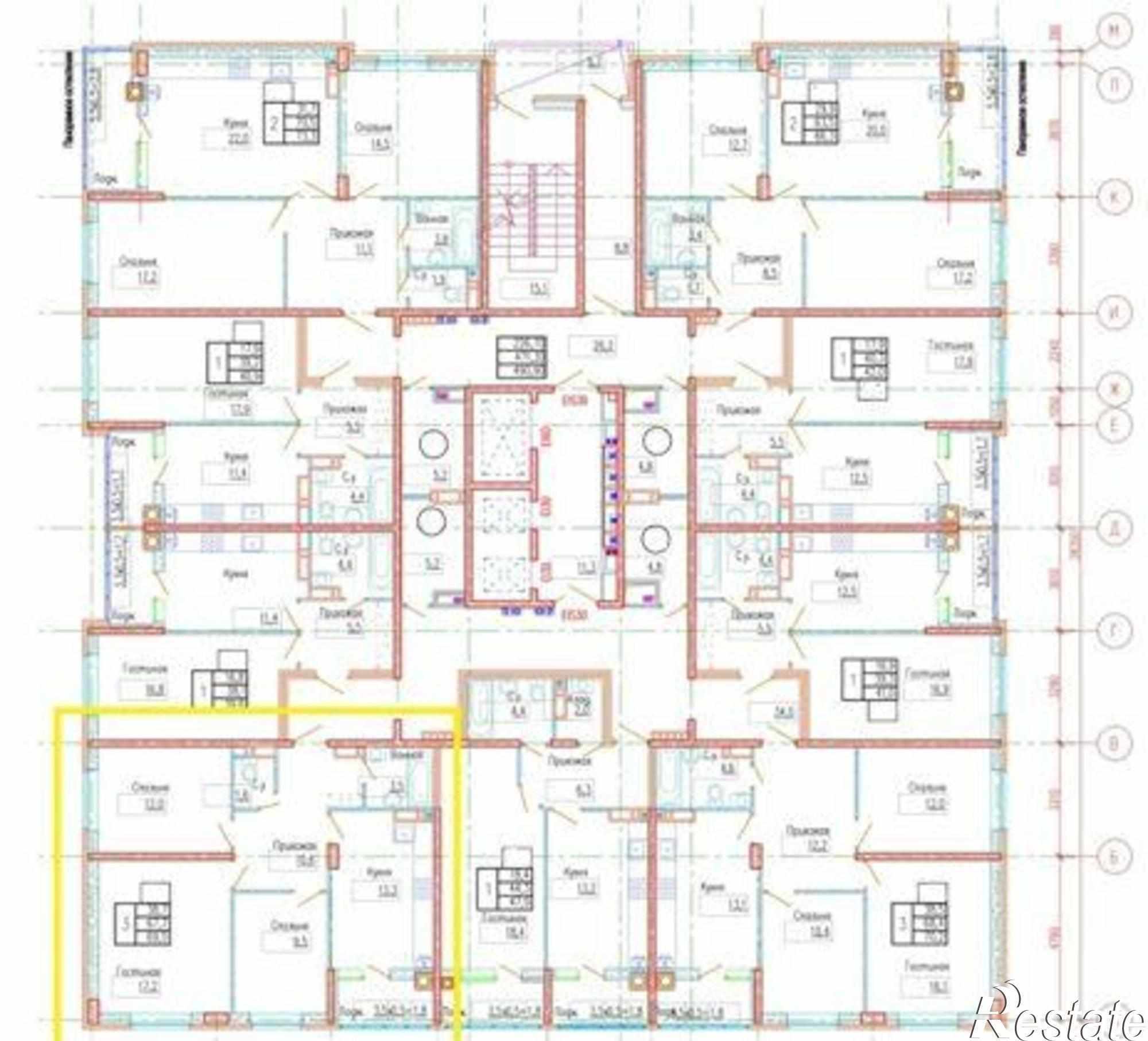 Купить квартиру за 5 360 000 рублей на улица Вересаева, 101/2с1