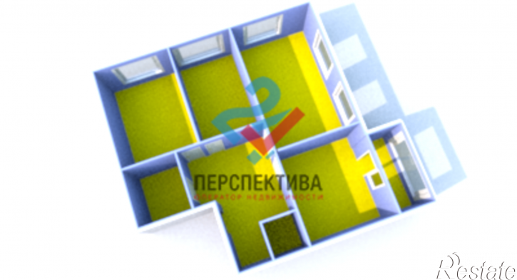 3-комн квартира в новом доме жилой комплекс Созвездие,  с1
