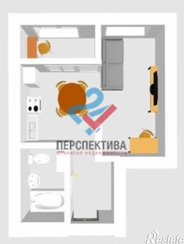 1-комн квартира в новом доме улица 65-летия Победы