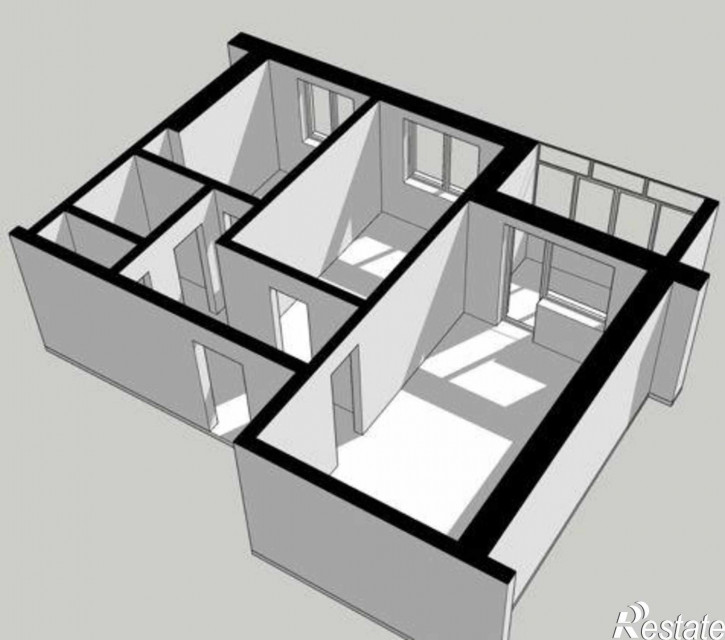 2-комн квартира улица Туполева, 11