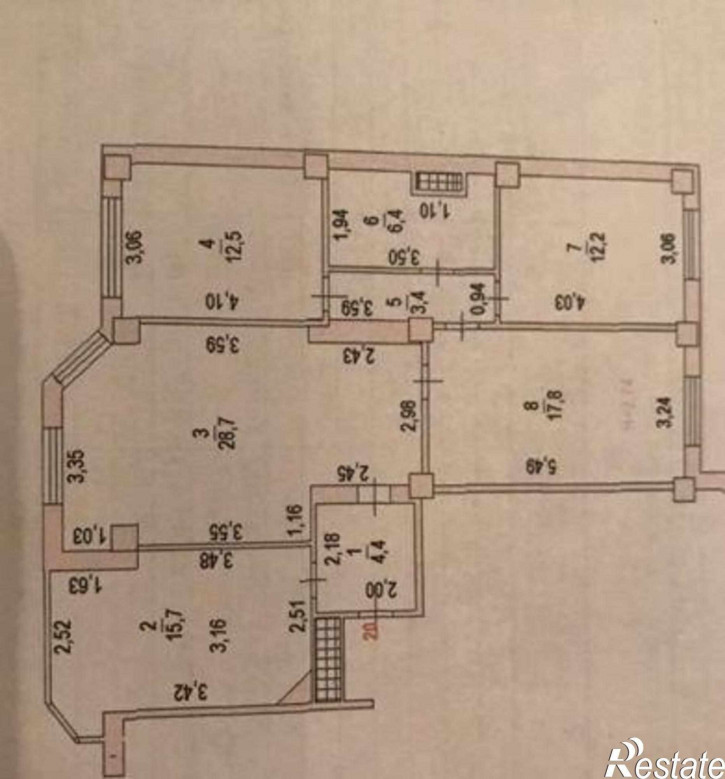 4-комн квартира улица Закруткина, 41-43