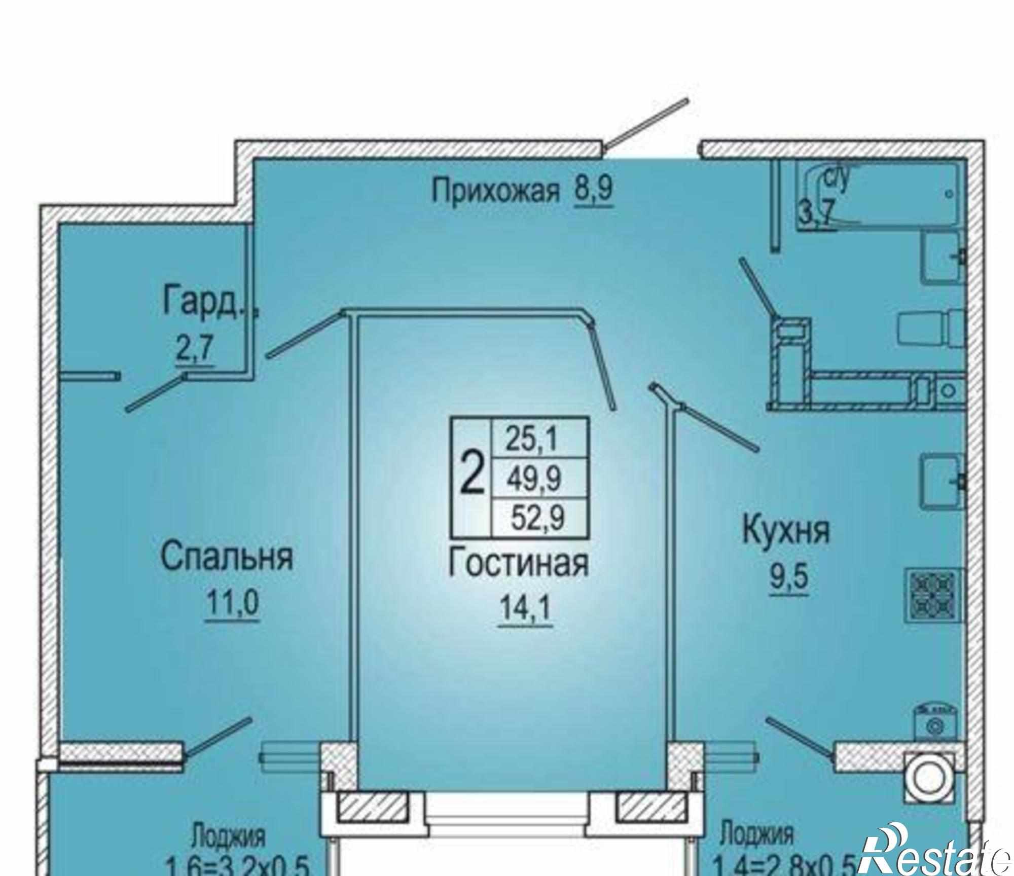 Купить квартиру за 5 120 000 рублей на улица Вересаева, 101/4