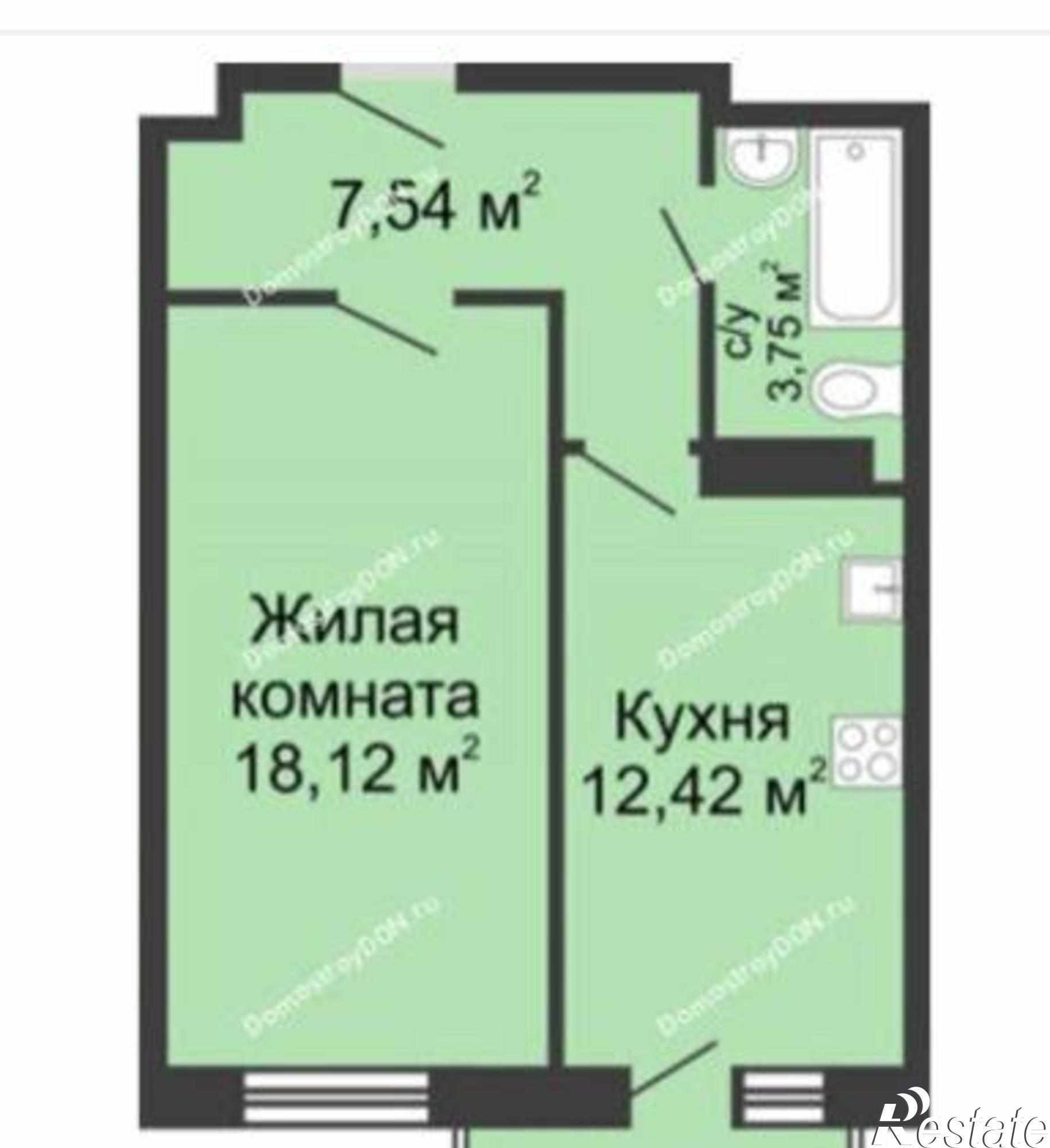 Купить квартиру за 3 570 000 рублей на улица Рыльского, 1