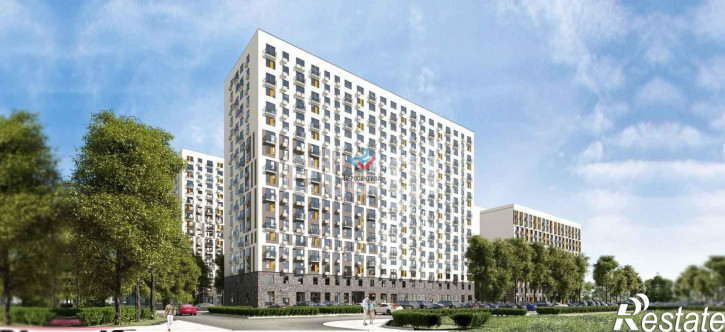 2-комн квартира в новом доме жилой комплекс Лугометрия,  с19