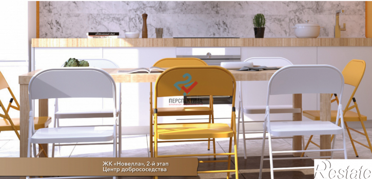 3-комн квартира в новом доме жилой комплекс Новелла,  с4