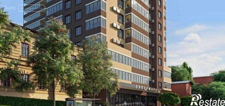 1-комн квартира в новом доме Зеркальный переулок, 7