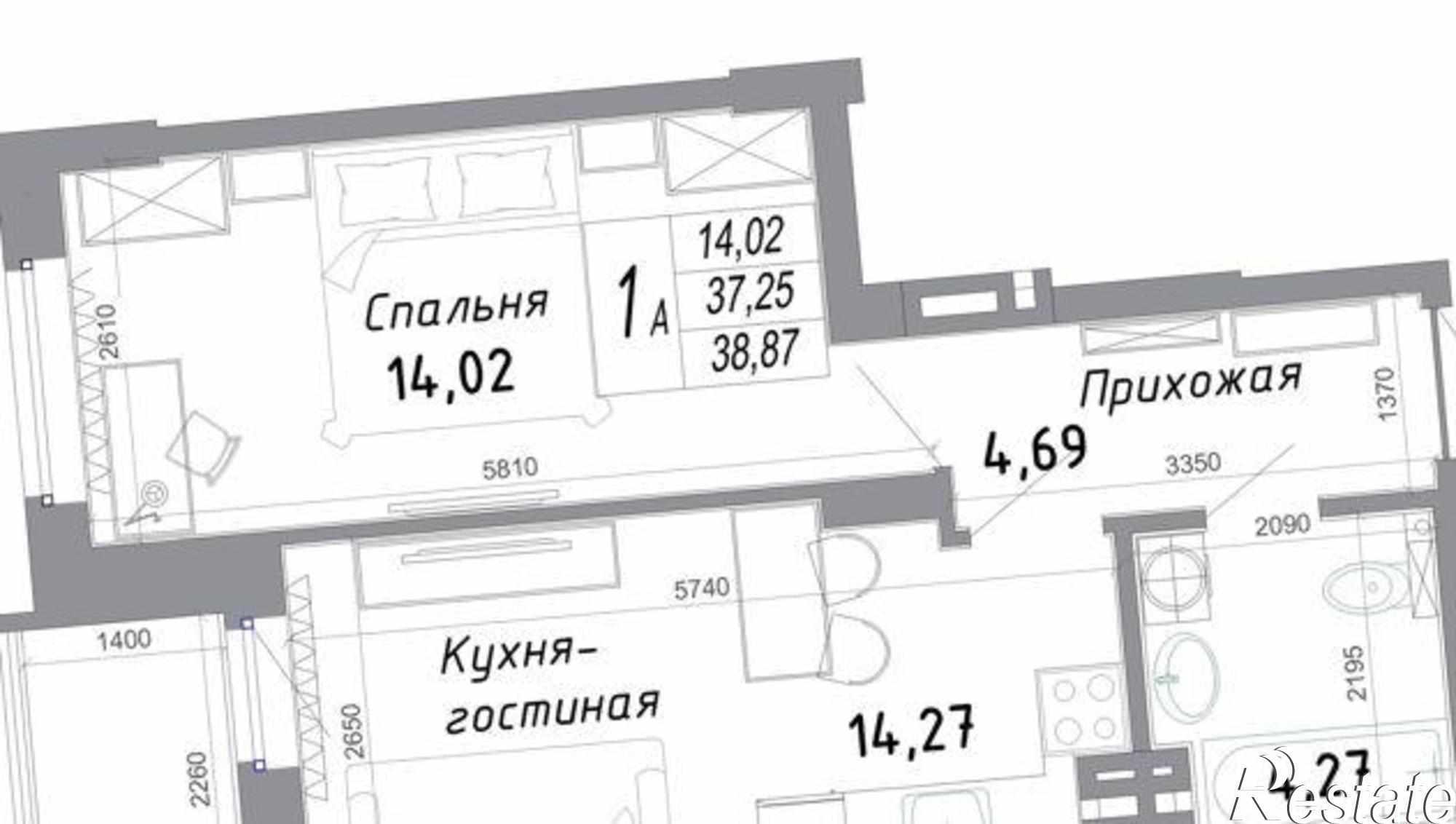Купить квартиру за 3 080 000 рублей на бульвар Комарова, 30/2с3