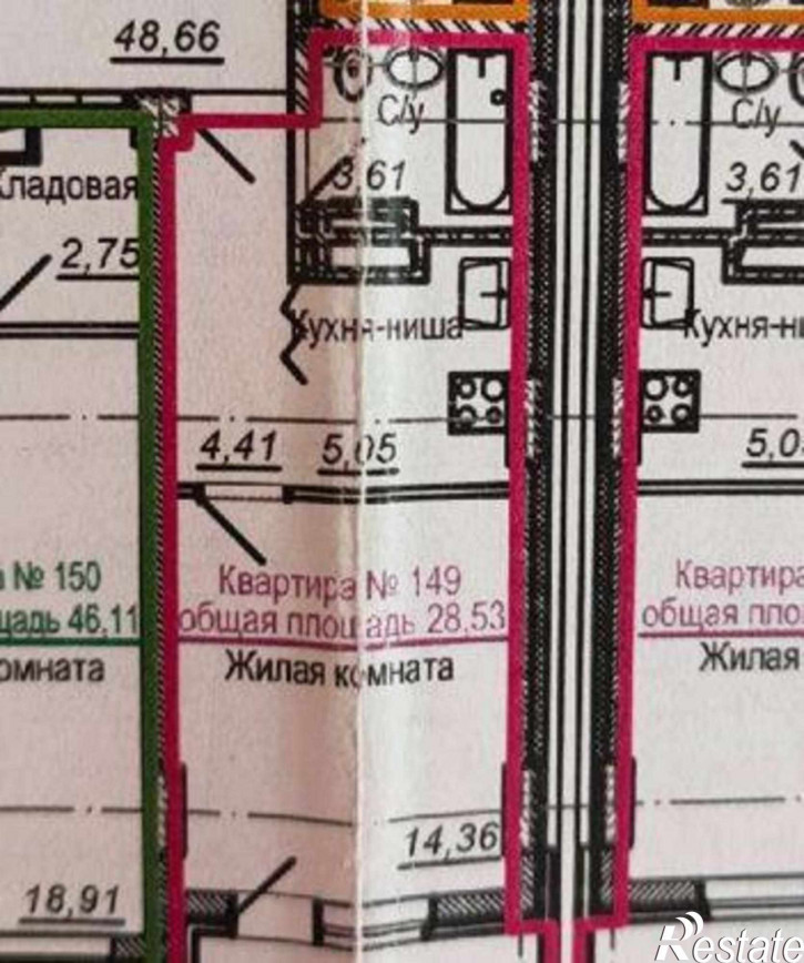 2-комн квартира в новом доме улица Герасименко, 17/4