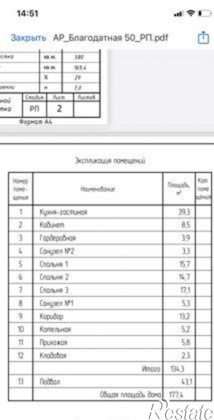 Коттедж/дом Калинина, 95