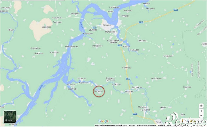 Земельный участок Тверская область, Калязинский район, дер. Капшино