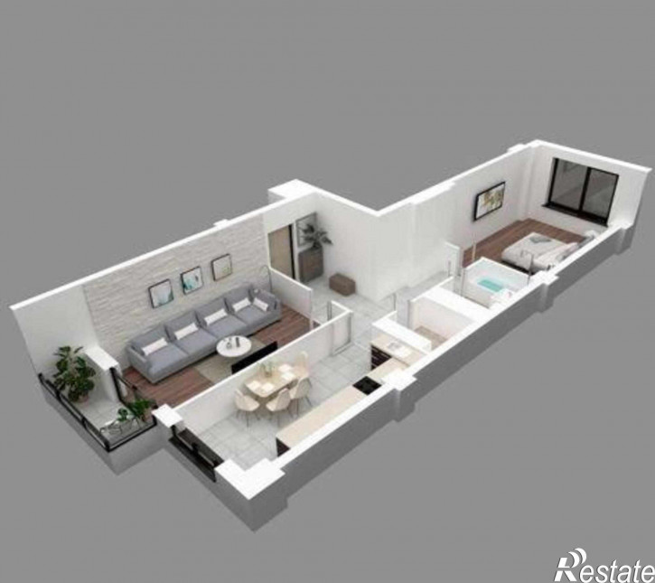 2-комн квартира в новом доме бульвар Комарова, 20В/9А