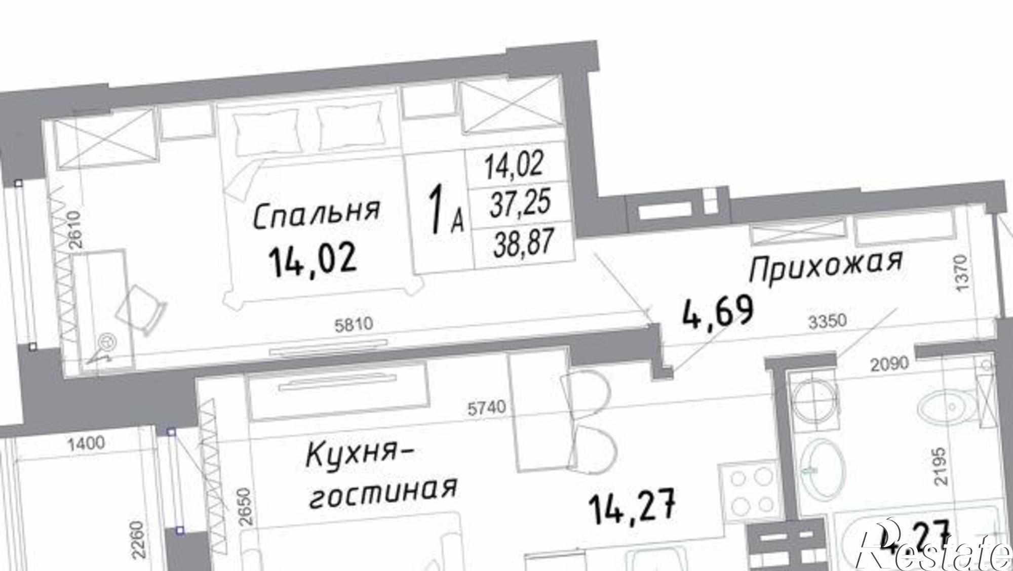 Купить квартиру за 3 080 000 рублей на бульвар Комарова, 30/2с3