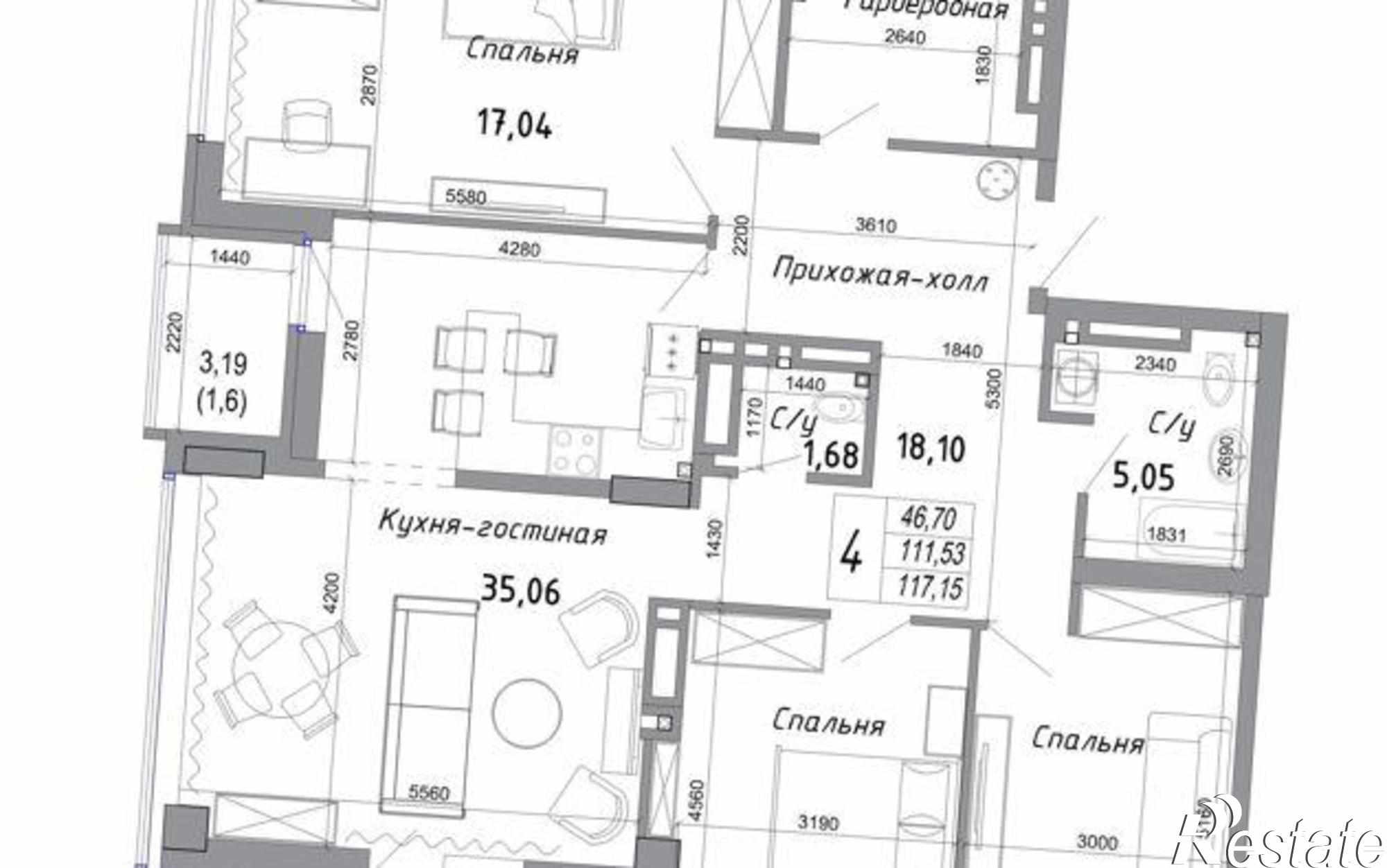 Купить квартиру за 8 480 000 рублей на бульвар Комарова, 30/2с2